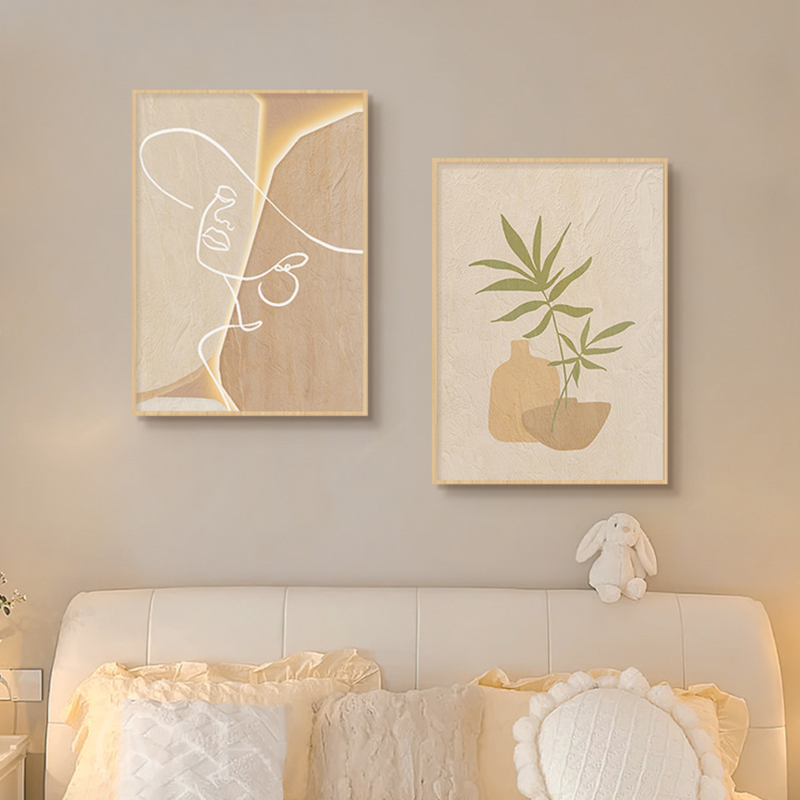 Wooden Cream Style Abstract Li - огляд і ціна Korean Lifestyle Aesthetic