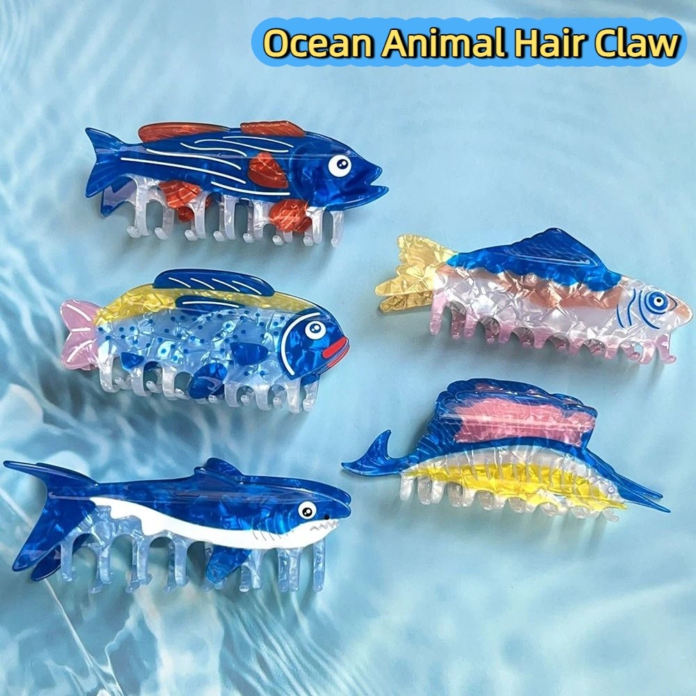 Hairpin Ocean Animal Hair Claw - огляд і ціна Korean Lifestyle & Kids Boutique